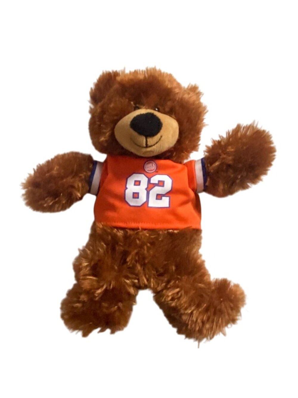 D&B Dave & Busters Plush Teddy Bear W/ Jersey #82-12 in-GUC